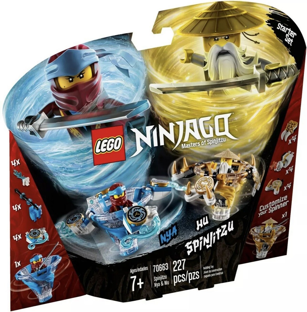 Lego Ninjago Spinjitzu Nya & Wu 70663 673419301688| eBay