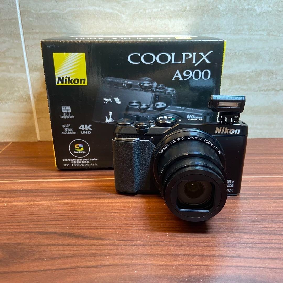 Nikon COOLPIX A900 20.0 MP Digital Camera - Black for sale online