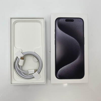 Apple iPhone 15 Pro - 256GB - Black Titanium (Unlocked) - Open Box