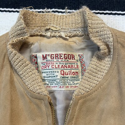高級希少 McGREGOR sheep suede bomber jacket 高級希少 McGREGOR