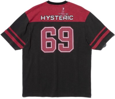 SUPREME®/HYSTERIC GLAMOUR 69 FOOTBALL TOP JERSEY in Black FW24