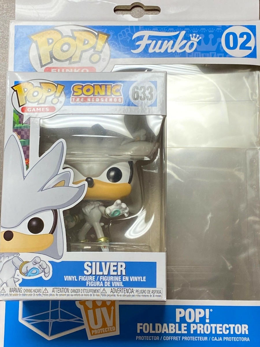 Funko POP Silver Sonic The Hedgehog # 633 Vinyl Figure 30TH