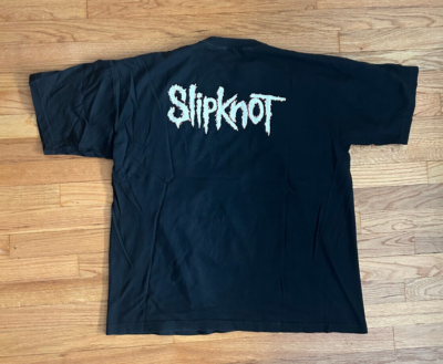 Original VTG Slipknot T Shirt Metal 1999 Blue Grape NuMetal XL No