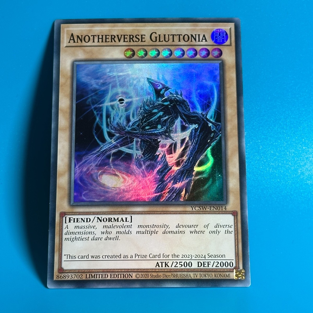 Anotherverse Gluttonia (SR) - Yu-Gi-Oh! Championship Series Prize