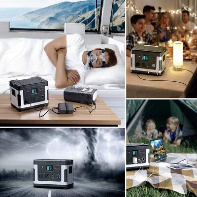 SUAOKI Solar Generators, G500 Portable Power Station 500Wh Camping