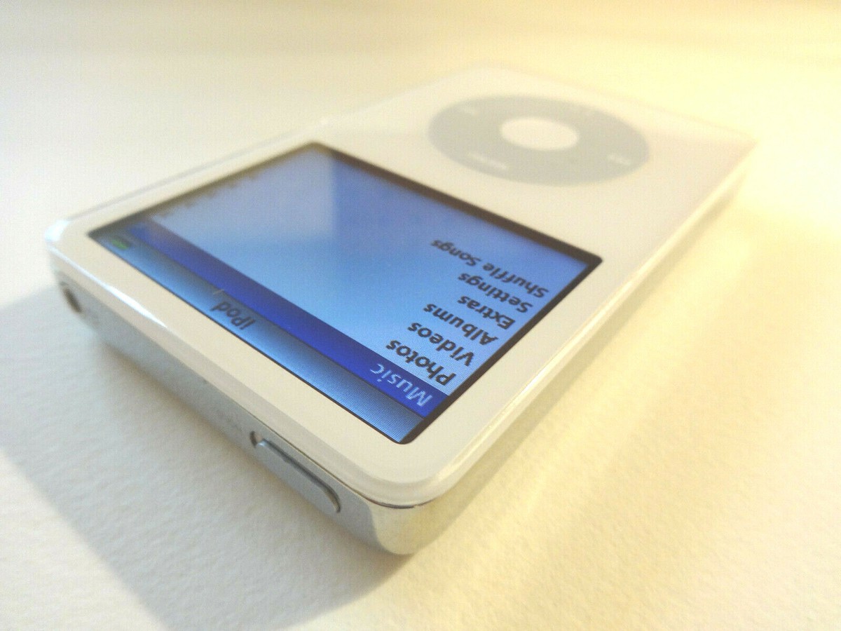 APPLE iPOD CLASSIC 5.5. GEN. WHITE 80GBWOLFSON CHIPNEW