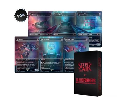 Secret Lair X Transformers: Optimus Prime vs. Megatron Foil