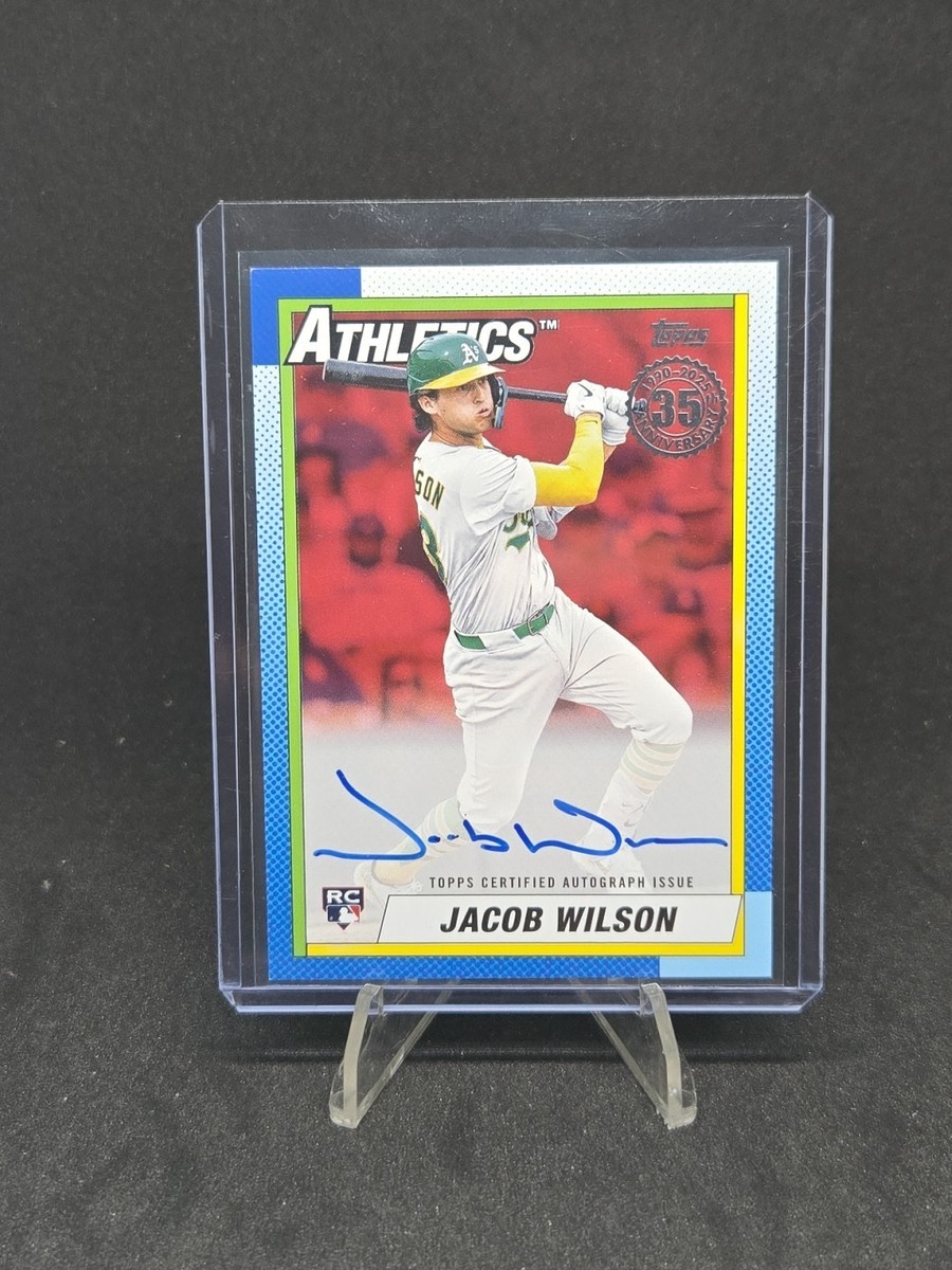 2025 Topps Series 1 JACOB WILSON RC Rookie AUTO /5 SSP 35th