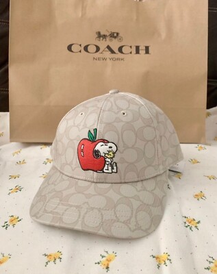 早い者勝ち!!COACH【新品】スヌーピーコラボキャップ