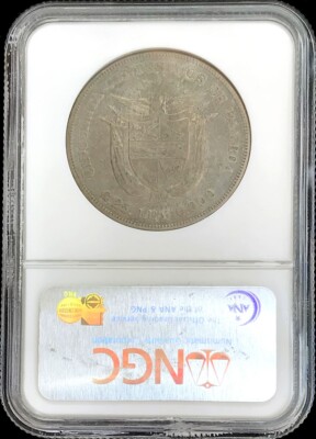 1904 SILVER PANAMA 50 CENTESIMOS COIN NGC EXTREMELY FINE 40 | eBay