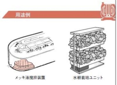 Nitto Kohki Meadow LA-40C Septic tank air pump blower 100V Japan