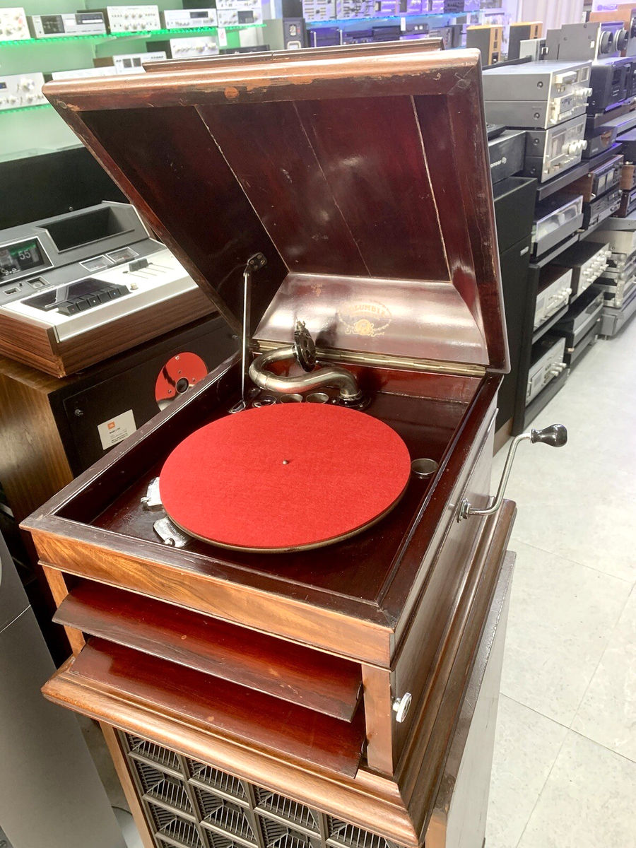 GRAMOPHONE COLUMBIA VIVA-TONAL GRAFONOLA No 117A RARE 1920 WORK