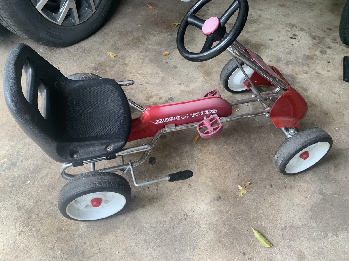 Radio Flyer Pedal Car 87 Speedy Box Car Go-Kart | eBay