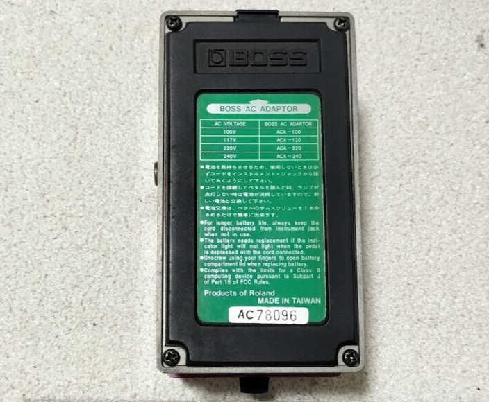 BOSS BF-2 Flanger 日本製 ACA仕様 緑ラベル