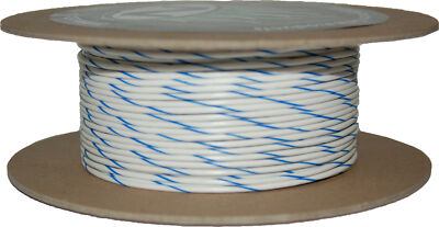 Namz #18G Primary Wire 100' White/Blue NWR-96-100 | eBay