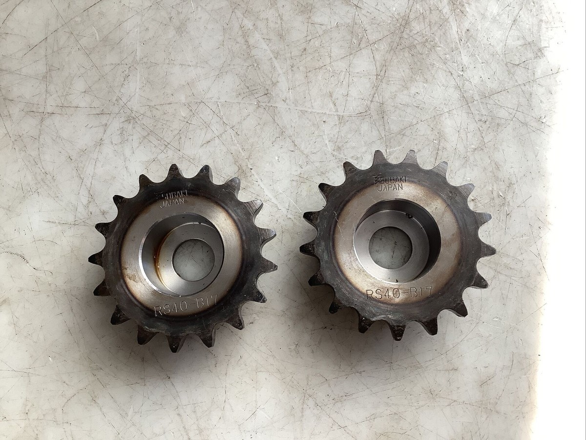TSUBAKI RS40-B17 SPROCKET 11/16IN X 1-1/4IN BORE 3IN DIA HHH - LOT
