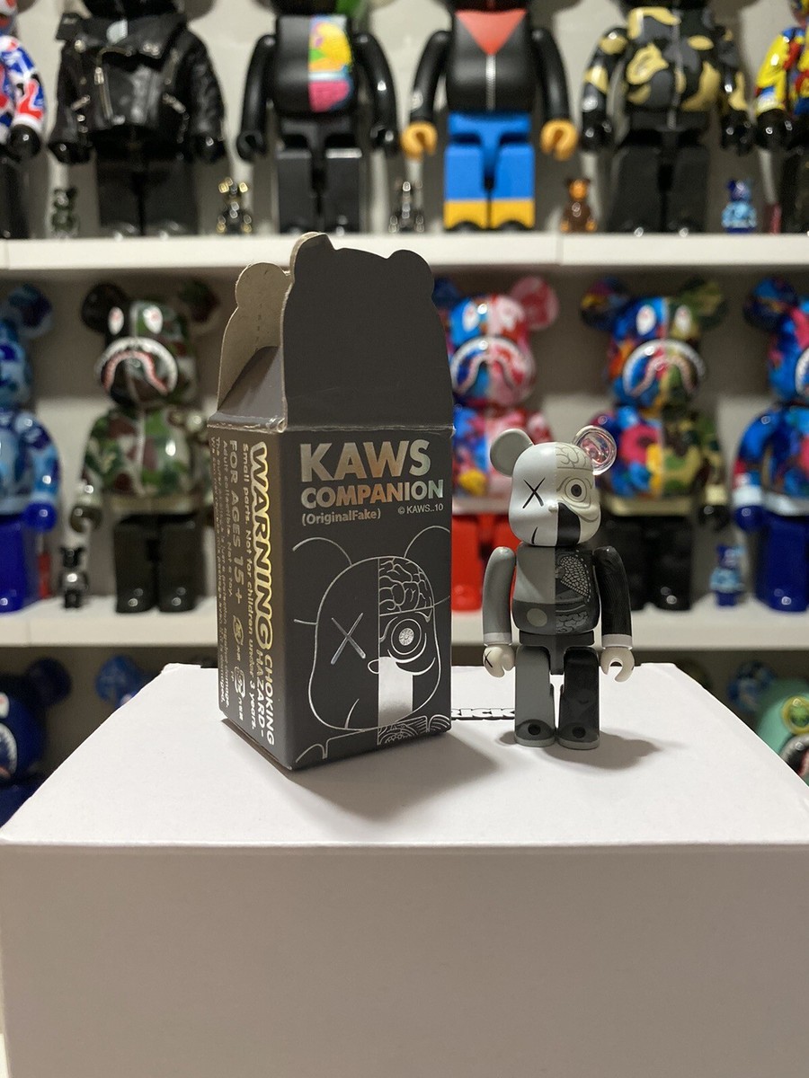 KAWS 100% Bearbrick Dissected Grey Be@rbrick Medicom Toy Gray