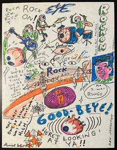 ダニエル・ジョンストン サイン入りアート Daniel Johnston Art | eBay