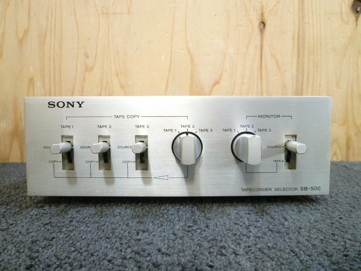 SONY SB-500 Tape Recorder Selector tested 【Excellent】Vintage