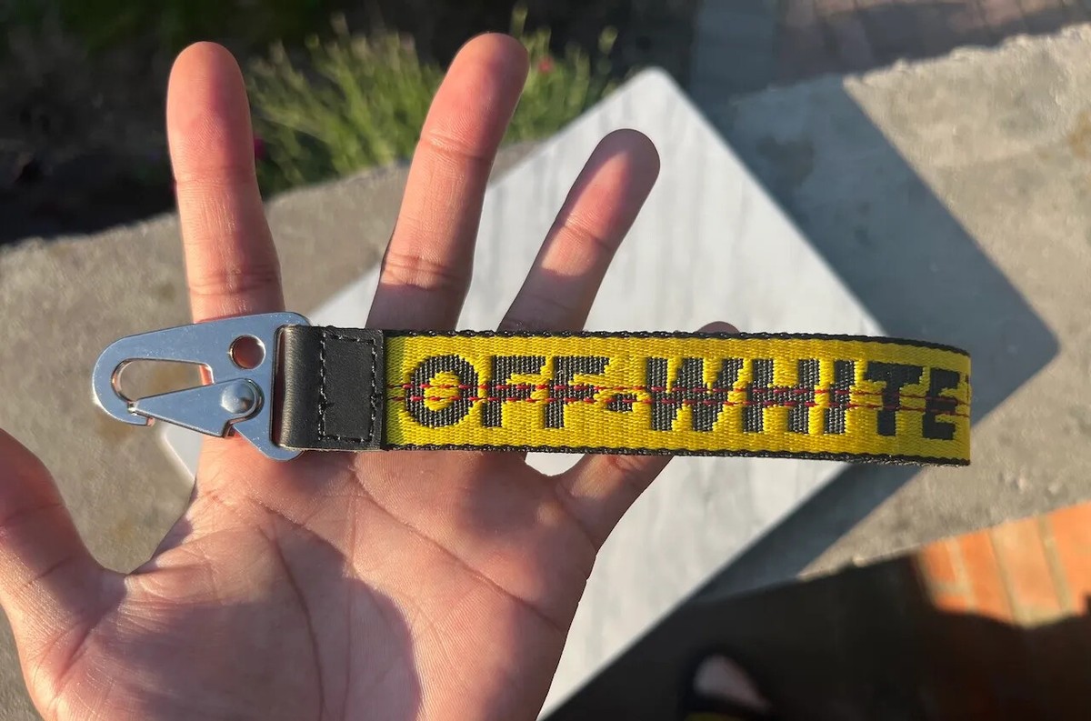 Off White Keychain 100% Authentic Created from Mini Industrial Off