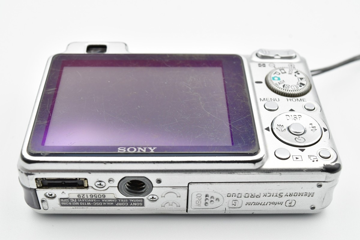 Sony Cyber-shot DSC-W110 7.2MP Digital Camera - Silver for sale