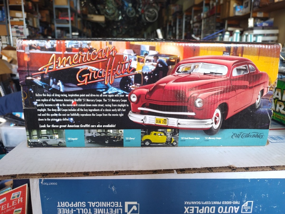 American Muscle 1/18 American Graffiti 1951 Mercury Coupe Ertl