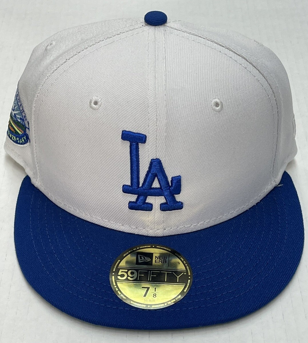 Size:71/2 New Era 59FIFTY LA DODGERS WITH SIDE PATCH FITTED CAP