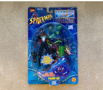 1998 Marvel Spider-Man Web Splashers Sea Web Figure w/ Inflatable
