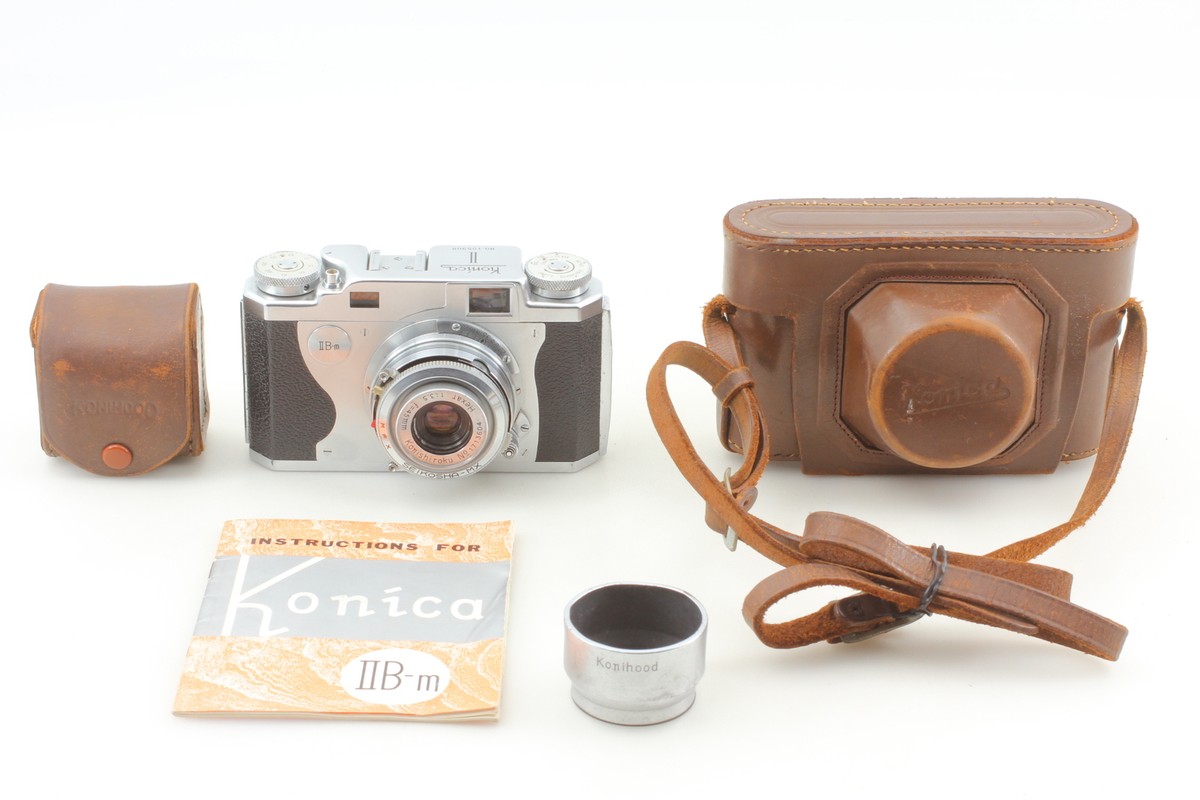 N MINT] Konica IIB-m II B m Rangefinder Camera Konishiroku 45mm f3