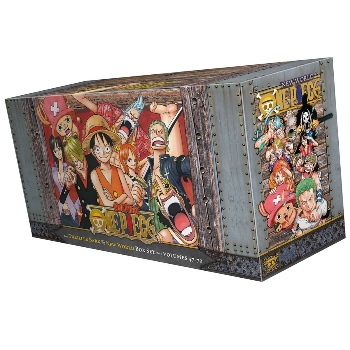 One Piece Box Set 3 Thriller Bark to New World Vol 47-70 English