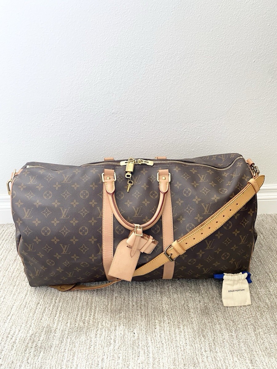 Louis Vuitton Keepall Bandouliere 55 Travel Bag | eBay
