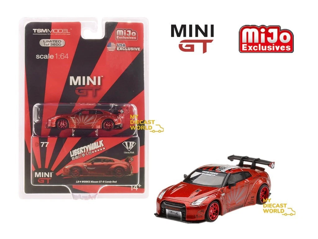 MINI GT LBWorks 日産 GT-R R35 Candy Red MINIGT ミニGT トイザらス