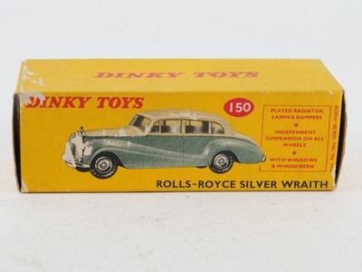DINKY TOYS150ロールスロイス シルバーレース DINKY TOYS150