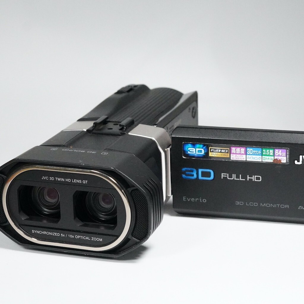 JVC Everio GS-TD1 3D FULL HD Victor ビデオ JVC Everio GS-TD1 3D