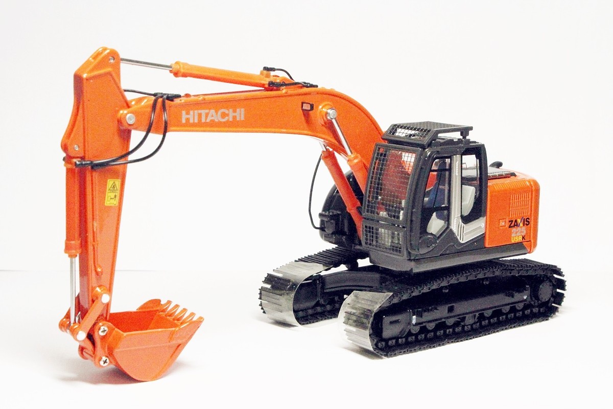 1/50 Hitachi ZAXIS 225 USRK Hydraulic Excavator Metal Tracks