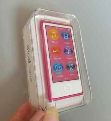 Apple iPod nano 7th Generation 16GB MP4 Player - Pink for sale