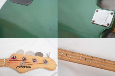 Electric Bass Guitar Fernandes FSB-65 ATLAS 4X Turquoise Metallic
