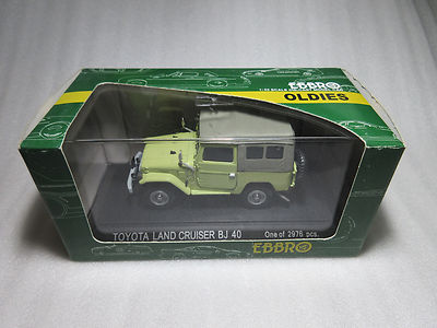 EBBRO TOYOTA LAND CRUISER BJ40 GREEN 1:43 DIECAST MODEL | eBay