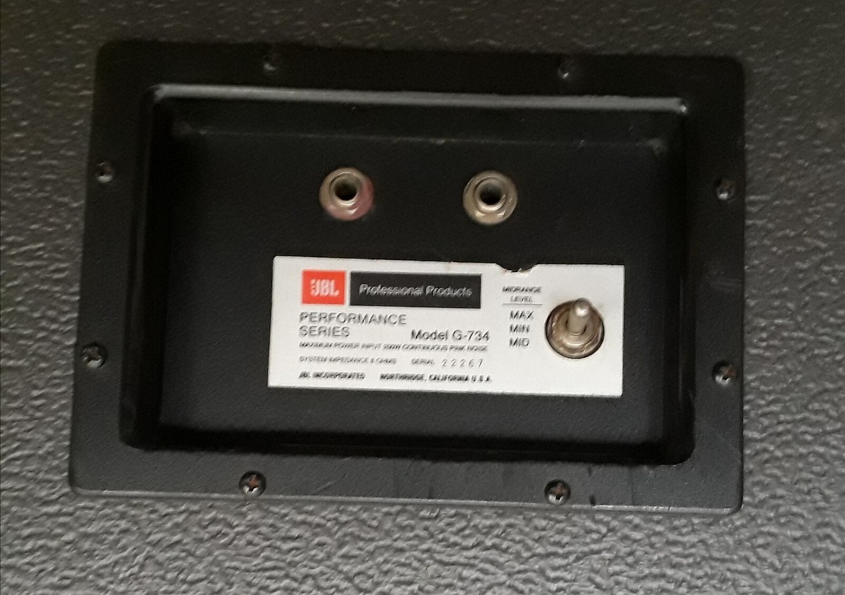 Vintage JBL G-734 Performance Series PA 2-way Loudspeaker 8 ohm