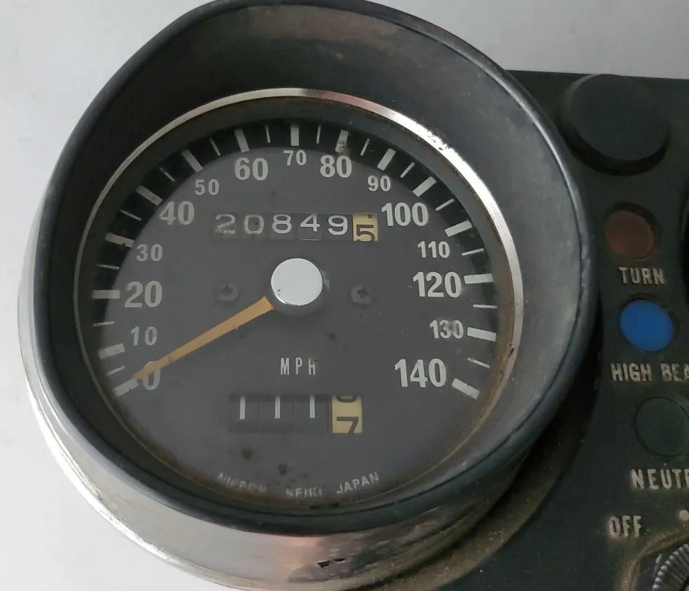 S1 S3 KH250 KH400 KH KAWASAKI TRIPLE GAUGES TACH SPEEDO METER 250