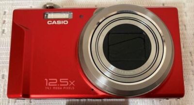 CASIO EXILIM EX-ZS100 Digital Camera Red 14.1MP 12.5x Optical Zoom