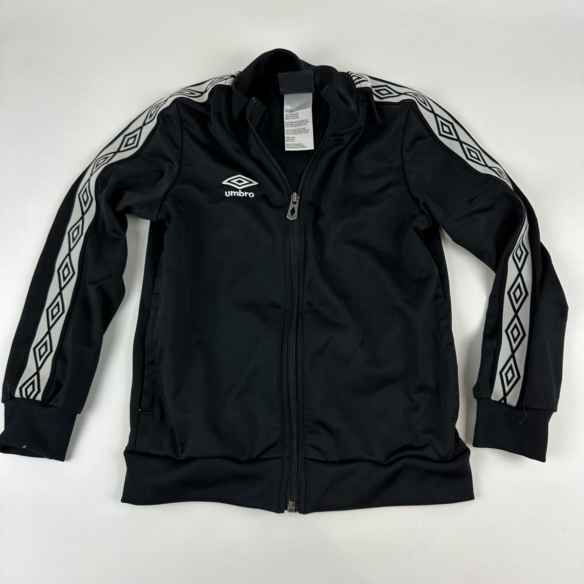 Umbro Jacket Kids Boys Small Black Soccer Full Zip | eBay