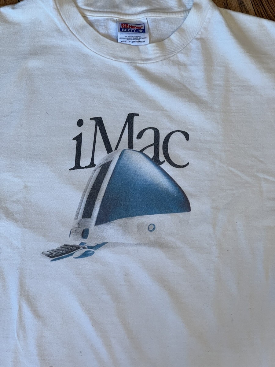 Vintage 90's iMac t shirt Think Different XL computer 100
