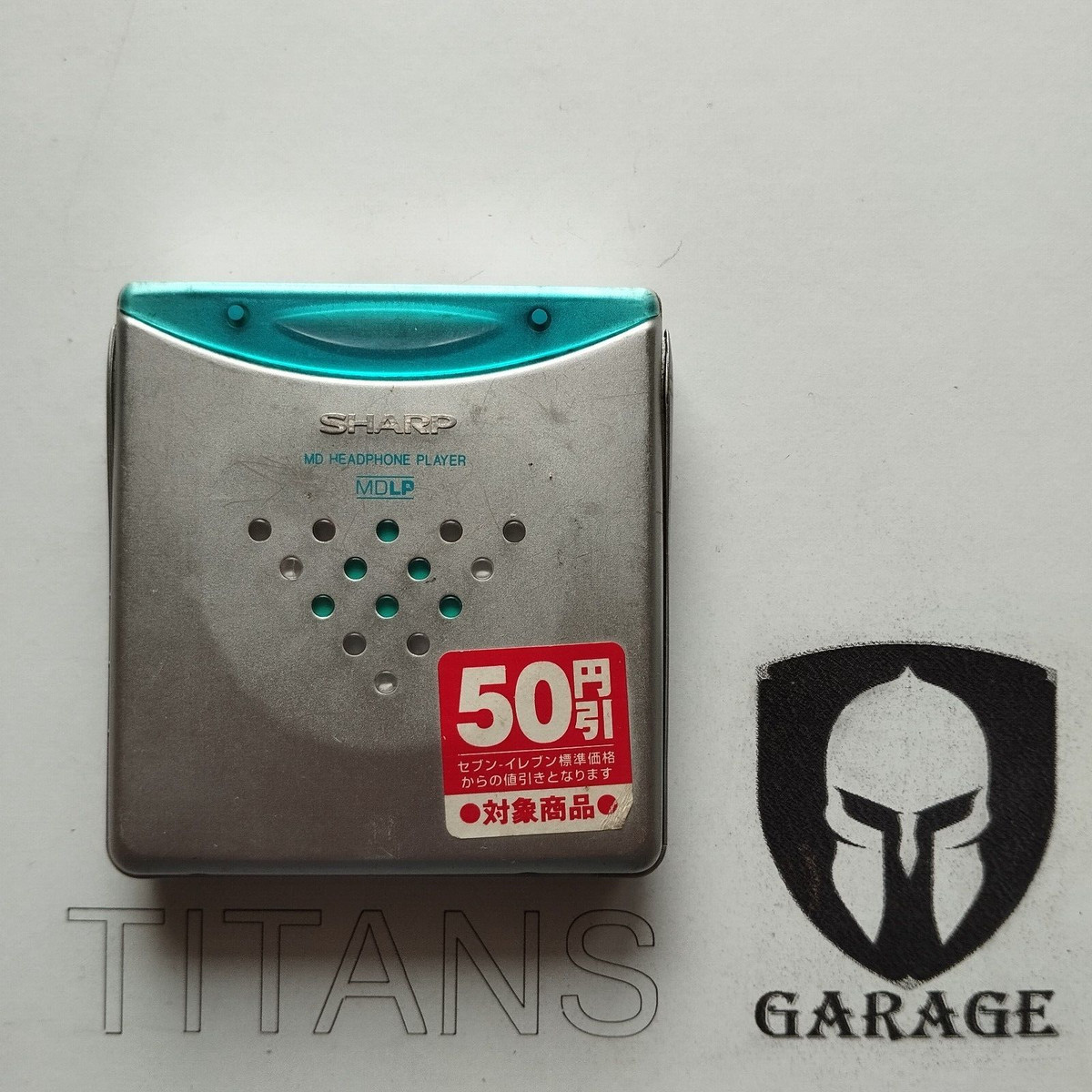 トップ 【】SHARP MDヘッドホンプレーヤー MD-ST500-Z ブルー SHARP MD