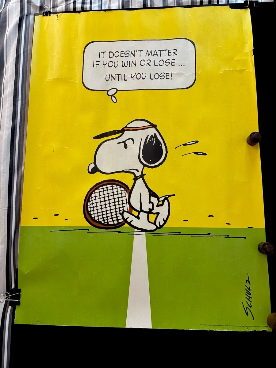 50'sヴィンテージ ポスター スヌーピー デッドストックSCHULZ 1958