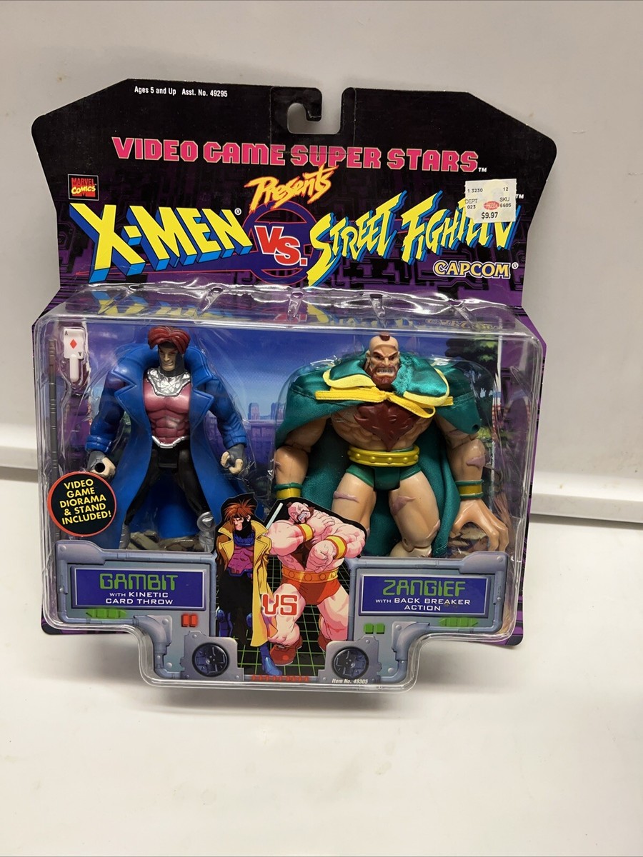 Video Game Superstars X-men VS Street Fighter Gambit Vs. Zangief