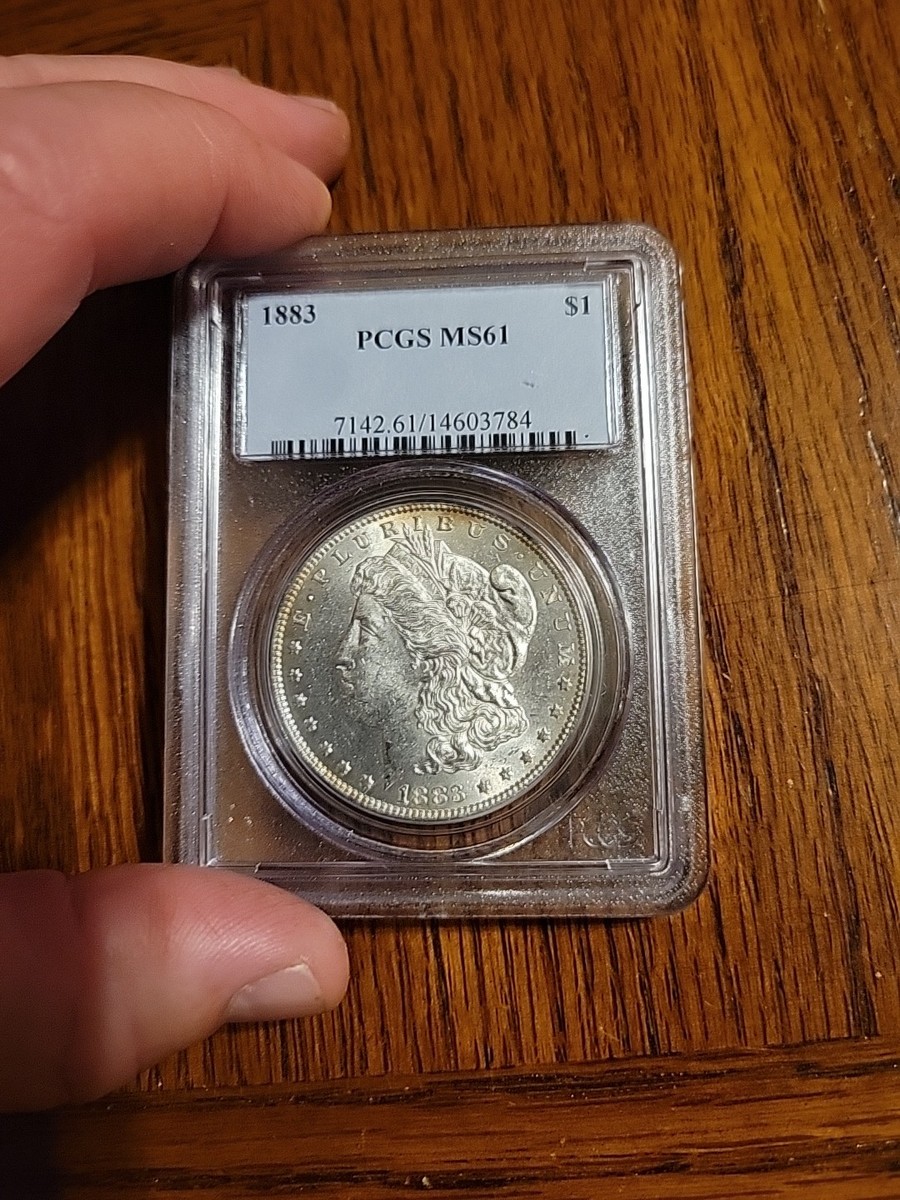 モルガン銀貨 1883年 NGC MS61 シルバー NGC モルガン銀貨 1883年 NGC