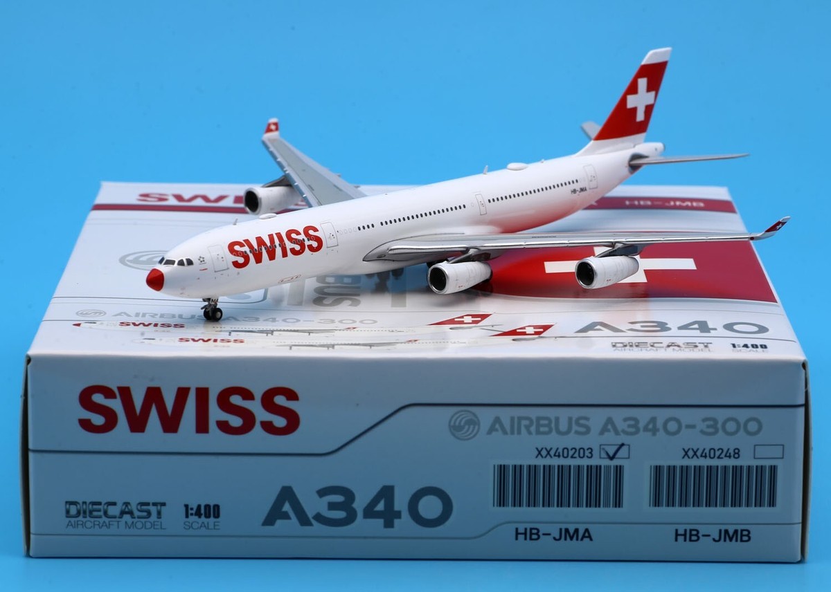 スイスインターナショナル A340-300 HB-JMA 1/400 スイス