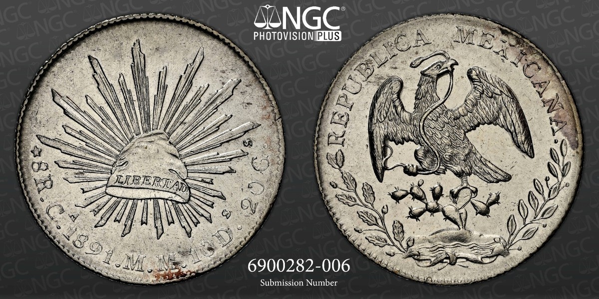 メキシコ 1890銀貨