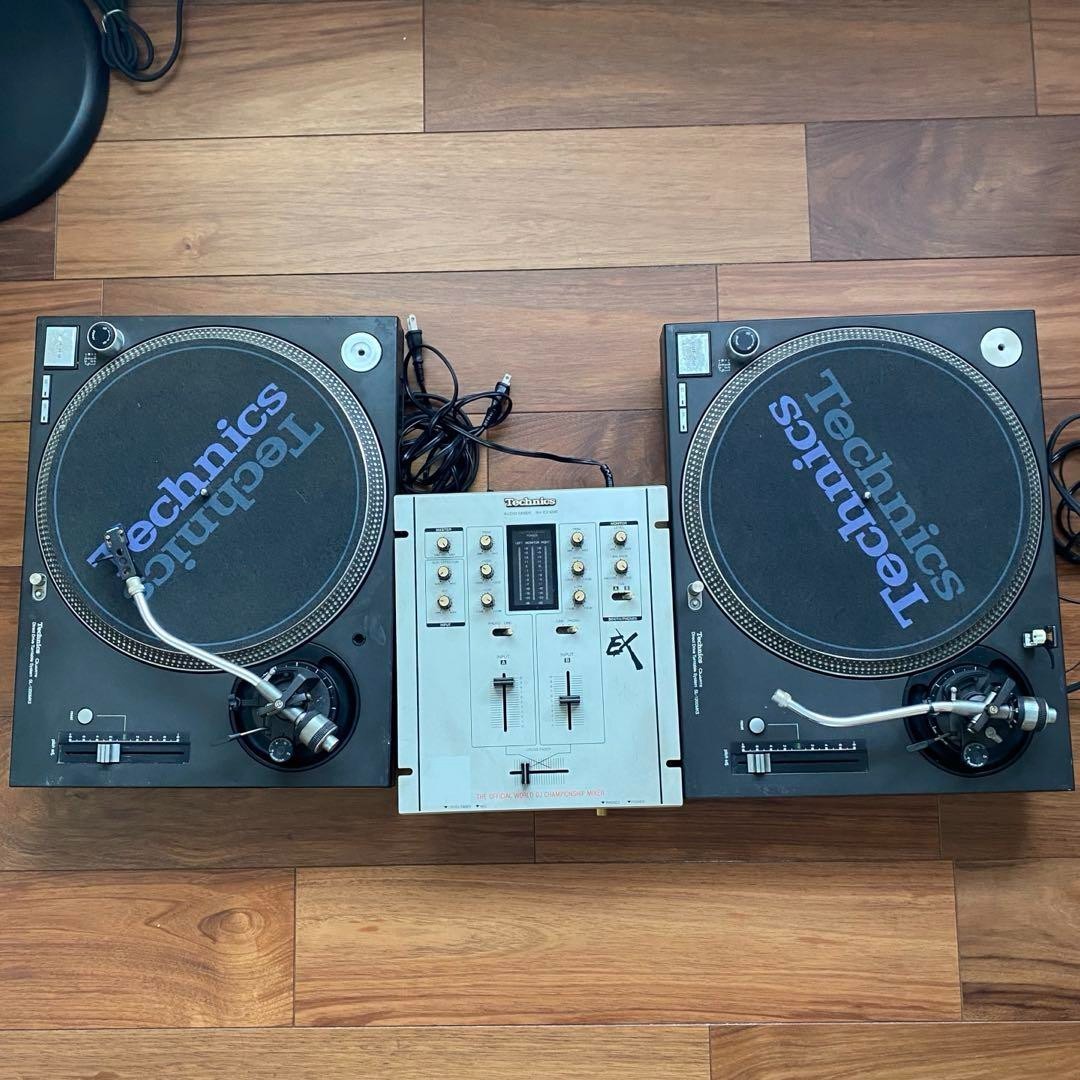 Technics SL-1200MK6 ターンテーブル2台 ミキサーサービス Technics SL